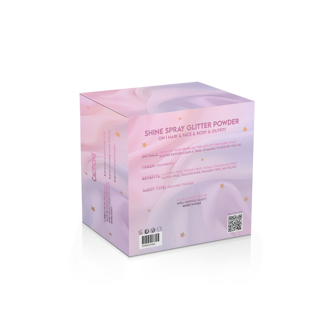 Shiny Spray Glitter Powder ( Silver )