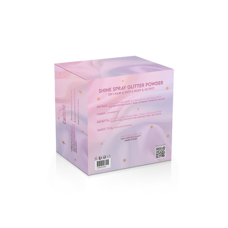 Shiny Spray Glitter Powder ( Rose Gold )