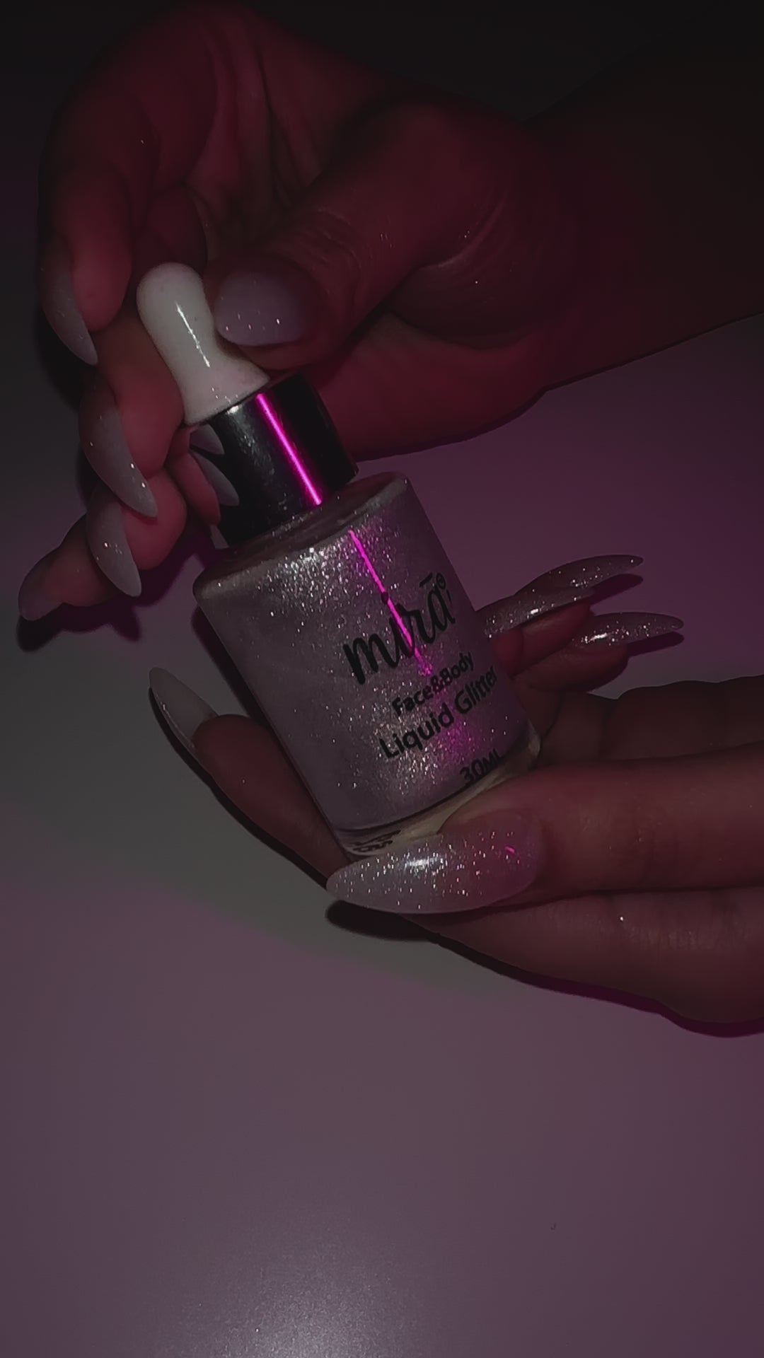 Mira Face&Body Liquid Glitter (Crystal White)
