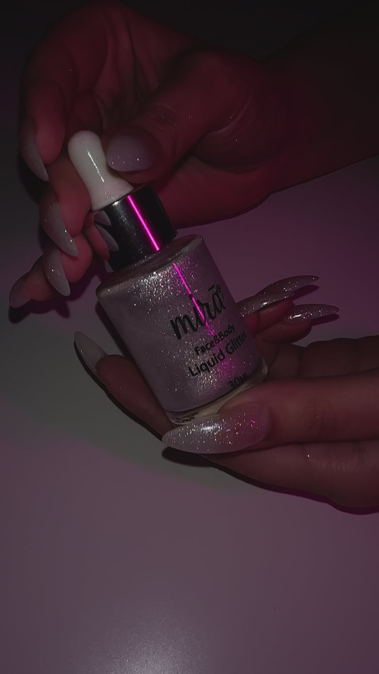 Mira Face&Body Liquid Glitter (Crystal White)